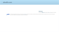 Desktop Screenshot of alwafir.com